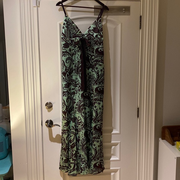 ✨Pricedrop✨ Beautiful EUC Kopa silk maxi dress - Picture 1 of 4